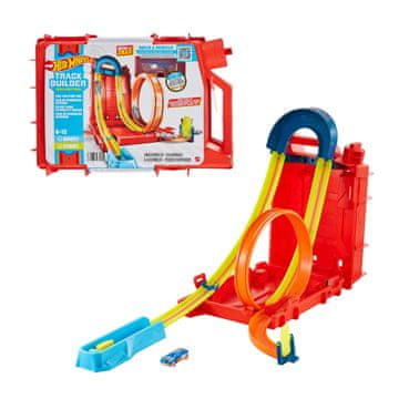 Hot Wheels Igralni komplet s kanisterom za gorivo, stezo in avtomobilom, 6+