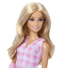 1423 Barbie Fashionista punčka z roza karirasto obleko in igralsko zasedbo