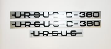Komplet nalepk in emblemov za Ursus C-360