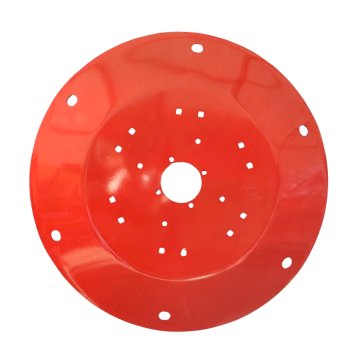 Delovni disk za rotacijsko kosilnico debeline 1,65 m, kvadratne luknje 5 mm, prašno barvan