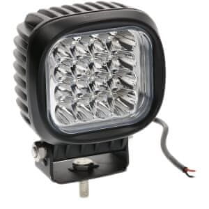 Kramp LED delovna svetilka, kvadratna, 48 W 4000 lm 10/30 V usmerjena svetloba