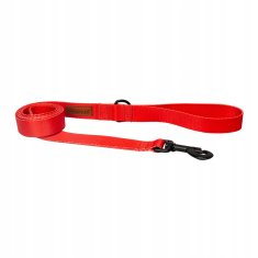 POVODEC za sprehode, navaden, dolg, trak, 180 cm, , RDEČ