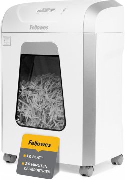 Fellowes Fellowes uništivač, 12 listov, P4, drobljenje, za pisarno in dom