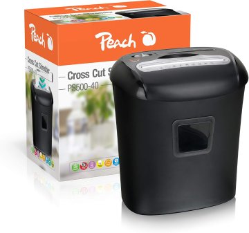 Peach Peach P4-10 uništivač papira, 10 listov, 21L koš, rezanje na dijelće (P-4)
