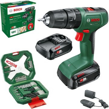 Bosch Bosch EasyImpact 18V-40 Akumulatorska udarna vrtalna, 18V, 34-delni set