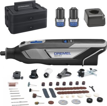 Dremel Dremel 8240 akumulatorsko multitool, 12V 2Ah, 2 bateriji, 65 dodatkov