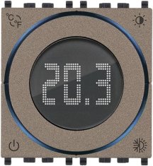 Vimar Vimar 02973 Pametni Sobni Termostat z WiFi, Bluetooth, vrtljivim gumbom in PID regulacijo