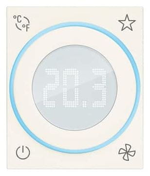 Vimar VIMAR 30811.B - Pametni termostat z IoT tehnologijo, Bluetooth 5.0 in vhodom za zunanji senzor temperature