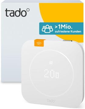 TADO tado Funk-Temperatursensor X (2. Gen) - Belo, Matter & Thread, natančno merjenje temperature za tado X