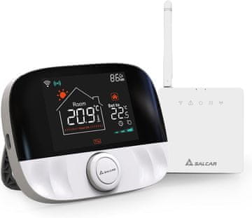 slomart SALCAR WiFi Smart Termostat - za plinski bojler, s RF sprejemnikom, Tuya