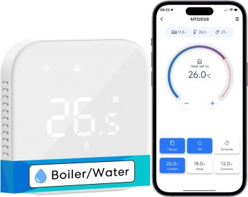 Meross Meross Smart termostat za vodno talno gretje - Belo