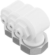 Oventrop Oventrop Kotni adapter za radiatorski ventil - 1 kos, bel