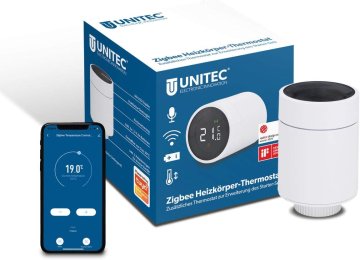 Unitec Unitec Pametni termostat za radiator z LCD - Alexa & Google Assistant