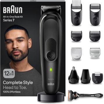 BRAUN Braun Trimmer Set 7, 12-v-1 multigroomer za brado, lase in telo