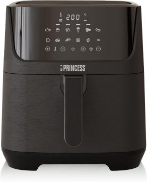 Princess Princess Digitalna friteza na vrući zrak, 6,5 L, s predelnikom, 12 programov, Touchscreen