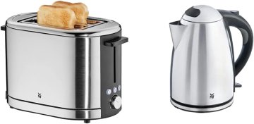 WMF WMF Lono Toaster iz nerjavečega jekla, dvojni reži, nastavek za žemlje, 7 stopenj zapečenosti, 900W
