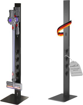 slomart PureMounts stojalo za sesalnik Dyson V6-V15 & Gen5, črno