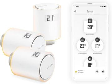 Netatmo Netatmo Pametni termostatski glavi (3 kosi)