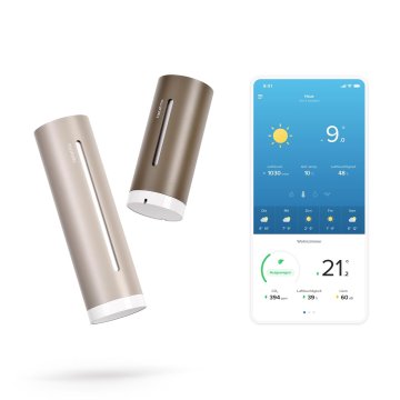 Netatmo Netatmo Pametna vremenska postaja ORIGINAL 2. gen - notranji/zunanj. senzor, kakovost zraka