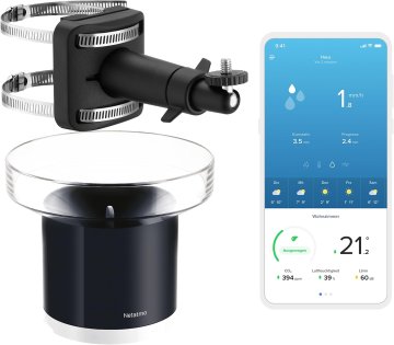 Netatmo Netatmo Merilnik dežja za pametno vremensko postajo + nosilec