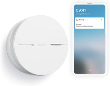 Netatmo Netatmo Pametni javljalnik dima - 10-letna baterija, EN14604 certifikat