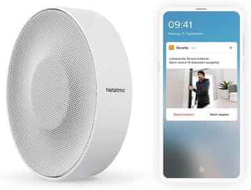 Netatmo Netatmo pametna notranja alarmna sirena, 110 dB, brez naročnine