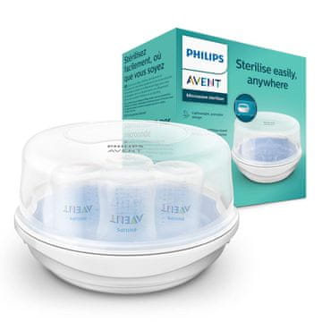 slomart AVENT parni sterilizator za stekleničke SCF281, bel