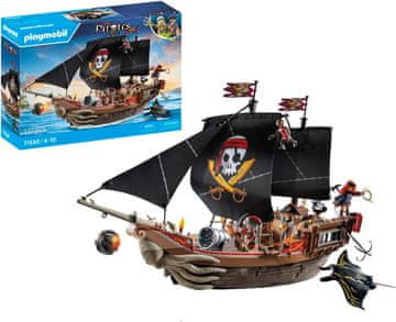 Playmobil PLAYMOBIL Piratska ladja 71530 - Velika pustolovščina