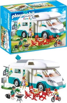 Playmobil PLAYMOBIL Family Fun družinski avtodom 70088