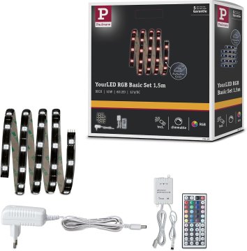 Paulmann Paulmann YourLED Basisset 1,5m RGB LED trak, 10W, 230/12V