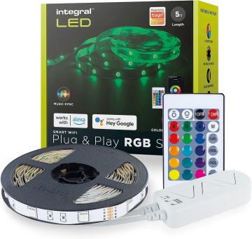 Integral Integral LED trak 5m WiFi, RGB Smart App, glasba, zatemnitev