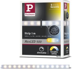 Paulmann Paulmann MaxLED 500 Cover razširitev, 1m, Tunable White, srebrna