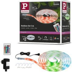 Paulmann Paulmann LED trak SimpLED Outdoor 3m - RGB, 24 LED/m, IP65, zatemljiv, 8,5W