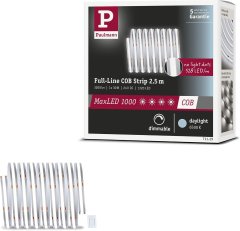 Paulmann Paulmann MaxLED 1000 COB LED trak 2,5m srebrn 6500K 30W