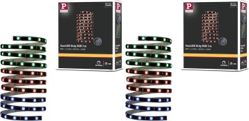Paulmann Paulmann YourLED Stripe RGB LED trak 3m črn s filtrom