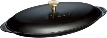 Staub STAUB Servierplatte/Auflaufform iz Gusseisen, ovalna, 31 cm, 0,7 L