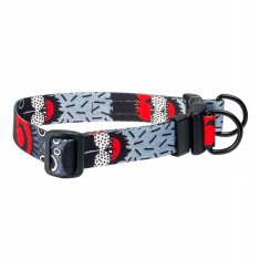 TRPEŽNA OVRTNICA z dvojnim zaklepom za srednje velike pse M 20 mm DEVIL design