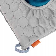 VISEČA MREŽA z minko TUNELNA HIŠA Glodalec Morski prašiček Degu 30×30 cm SIVA