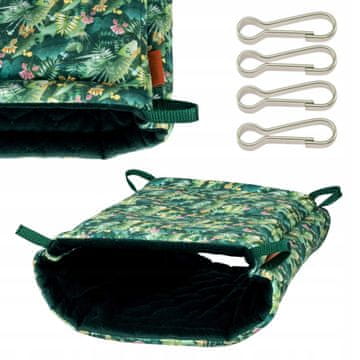 VISECKA MREŽA Klet TUNEL HIŠA Glodavci Morski prašiček Degu 36×30 cm ZELENA
