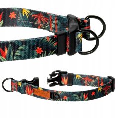 Ovratnica z zaponko DOUBLE LOCK za velike pasme reaktivnih psov L 25 mm JUNGLE