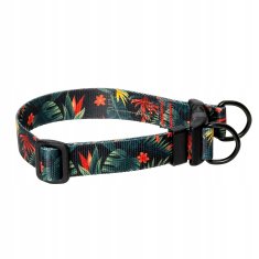 Ovratnica z zaponko DOUBLE LOCK za velike pasme reaktivnih psov L 25 mm JUNGLE