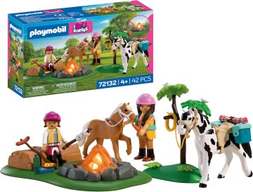 Playmobil PLAYMOBIL I Love Horses Reitausflug - set za jahanje s logorsko vatri