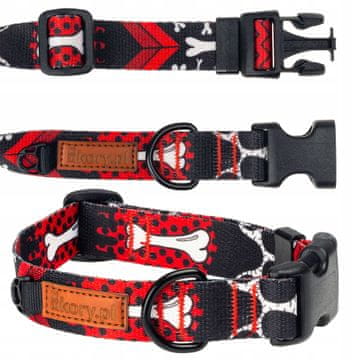LAHKA nastavljiva ovratnica za psa Jack Russell Parson terierja velikosti S/M 20 mm