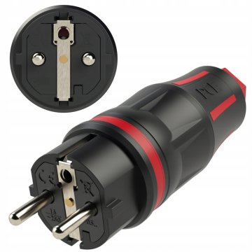PCE GUMIJASTI VTIČ 16A 230V 3P IP54 2SL TOP TAURUS2 05721-sr