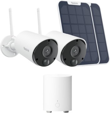 Reolink Reolink Argus Eco 3K 5MP Varnostni Komplet s Solarno Ploščo in Home Hub Mini
