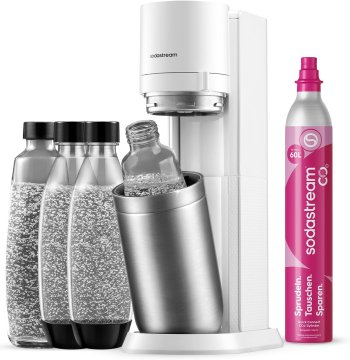 SodaStream SodaStream Duo - Aparat za gazirano vodo z 2 steklenicami (steklo/plastika) in CO2 bombico