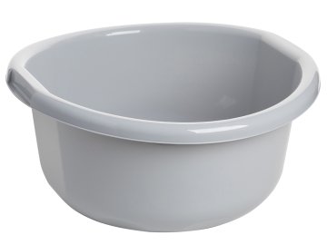 PRAKTYCZNA PLASTIČNA POSODA Z UŠESI 30L SIVA -JAG