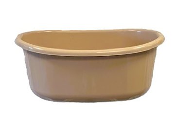 OVALNA PLASTIČNA SKLEDA Z ROČKAMI 20L LATTE -JAG