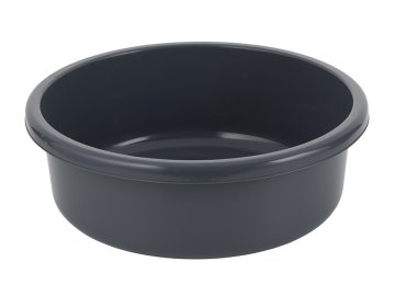 Bentom OKROGLA PLASTIČNA SKLEDA 41 CM 13,5 L TEMNO SIVA -BEN