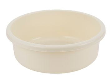 Bentom OKROGLA PLASTIČNA POSODA 46 CM 20 L KREMA - BEN